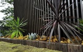 施工事例:ロックガーデン調の庭